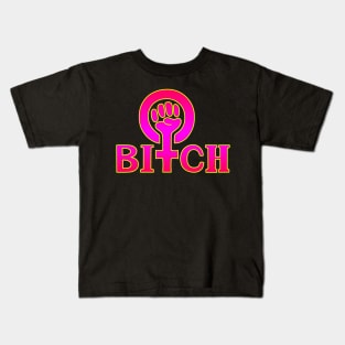 Bitch Hawt Pink Kids T-Shirt